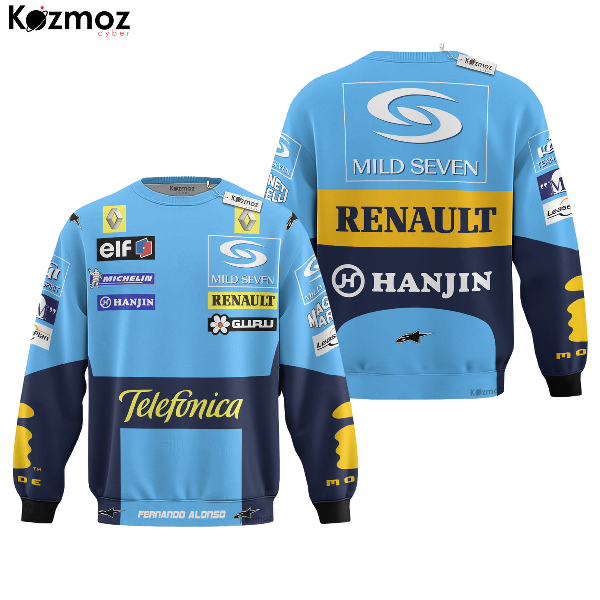 Fernando Alonso Racing Costume 2004 Collection - Renault Racing Team -