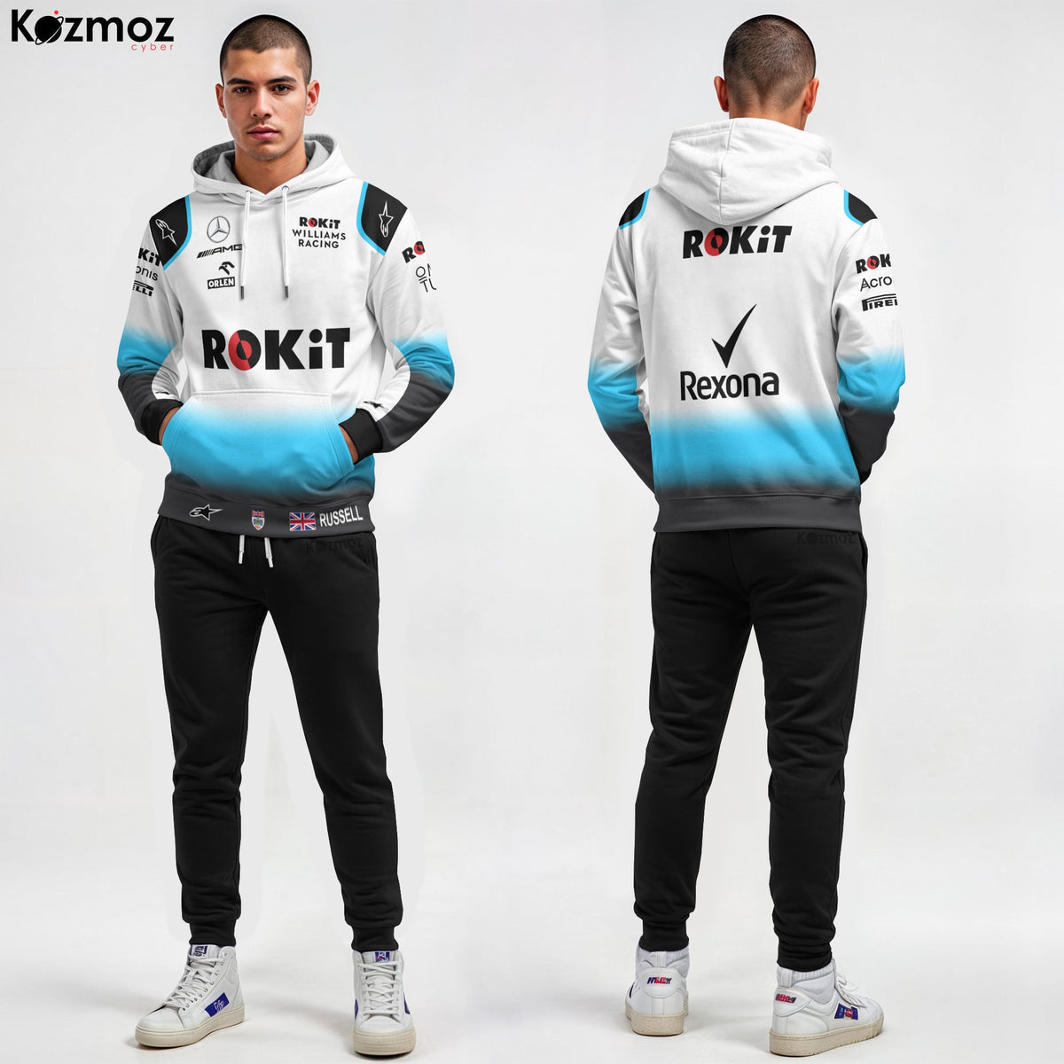 George Russell Racing Costume 2019 Promo Shoot Collection - Williams Racing Team -