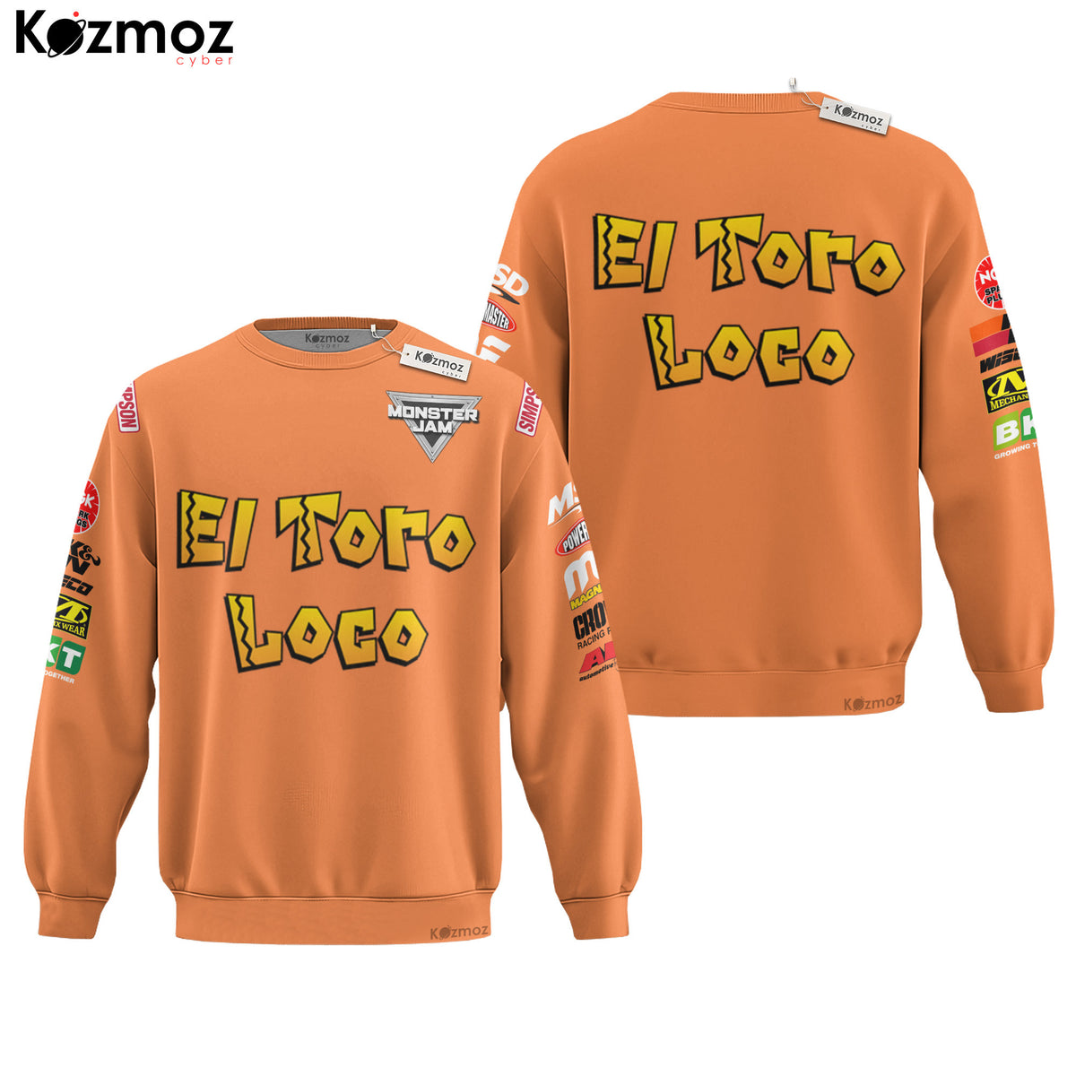 Marc McDonald El Toro Loco Monster Truck Racing Costume Collection - Monster JamTeam -