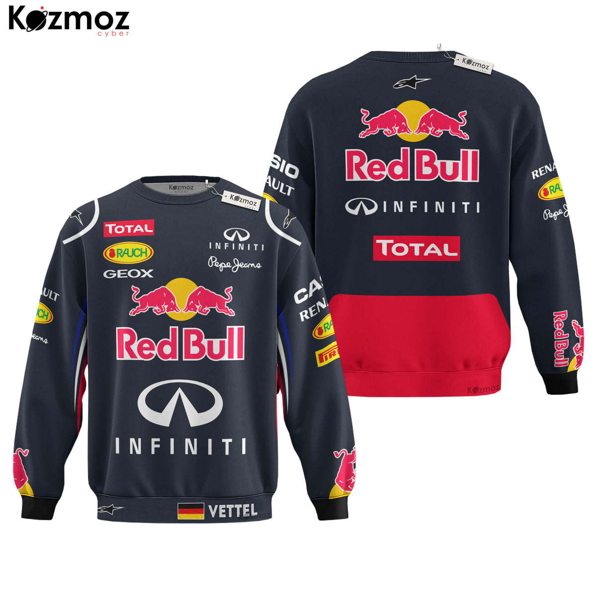Sebastian Vettel Racing Costume 2012 Collection Red Bull Racing Racing Team -