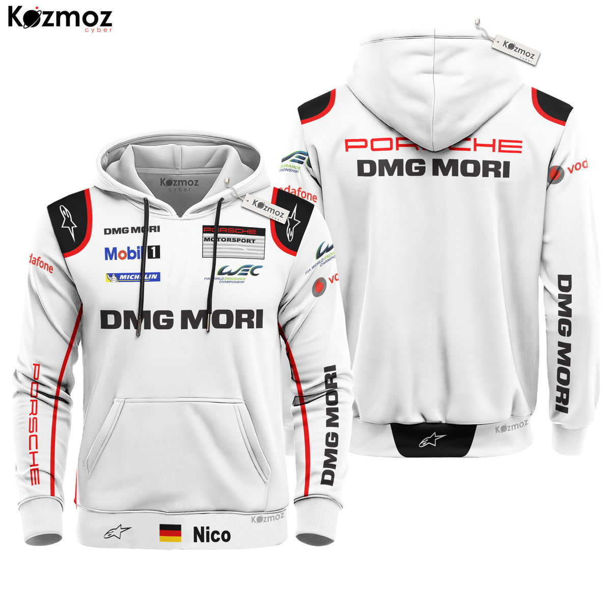 Nico Hulkenberg Racing Costume 2015 Le Mans 24h Race Uniform -