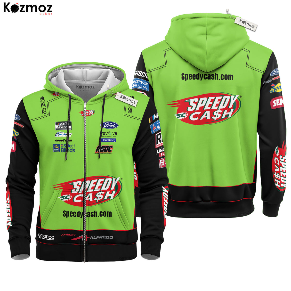 Anthony Alfredo Racing Costume 2022 Speedy Cash Collection - Our Motorsports NASCAR Racing Team