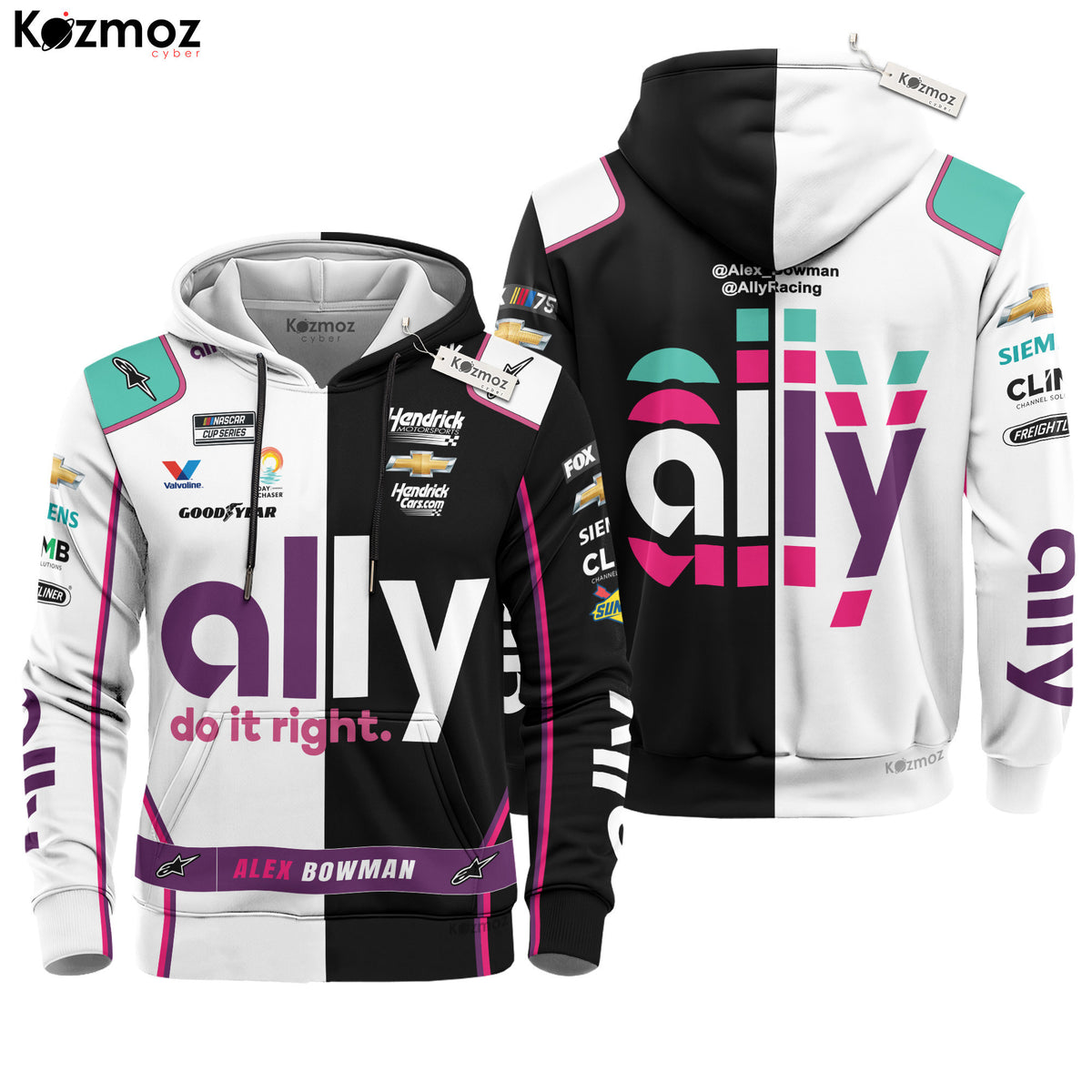 Alex Bowman Racing Suit Ally 2023 Collection - NASCAR Racing Team