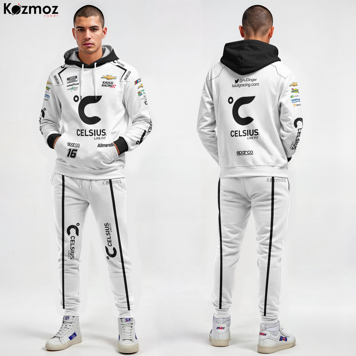 AJ Allmendinger Racing Suit Celsius 2024 Collection - NASCAR Racing Team