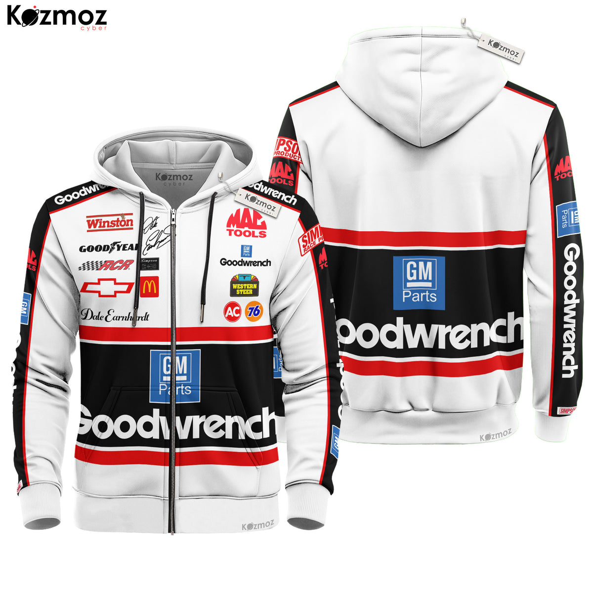 Dale Earnhardt Racing Costume 1991 Sr. Race Worn & Signed Fire Collection - RCR NASCAR Racing Team