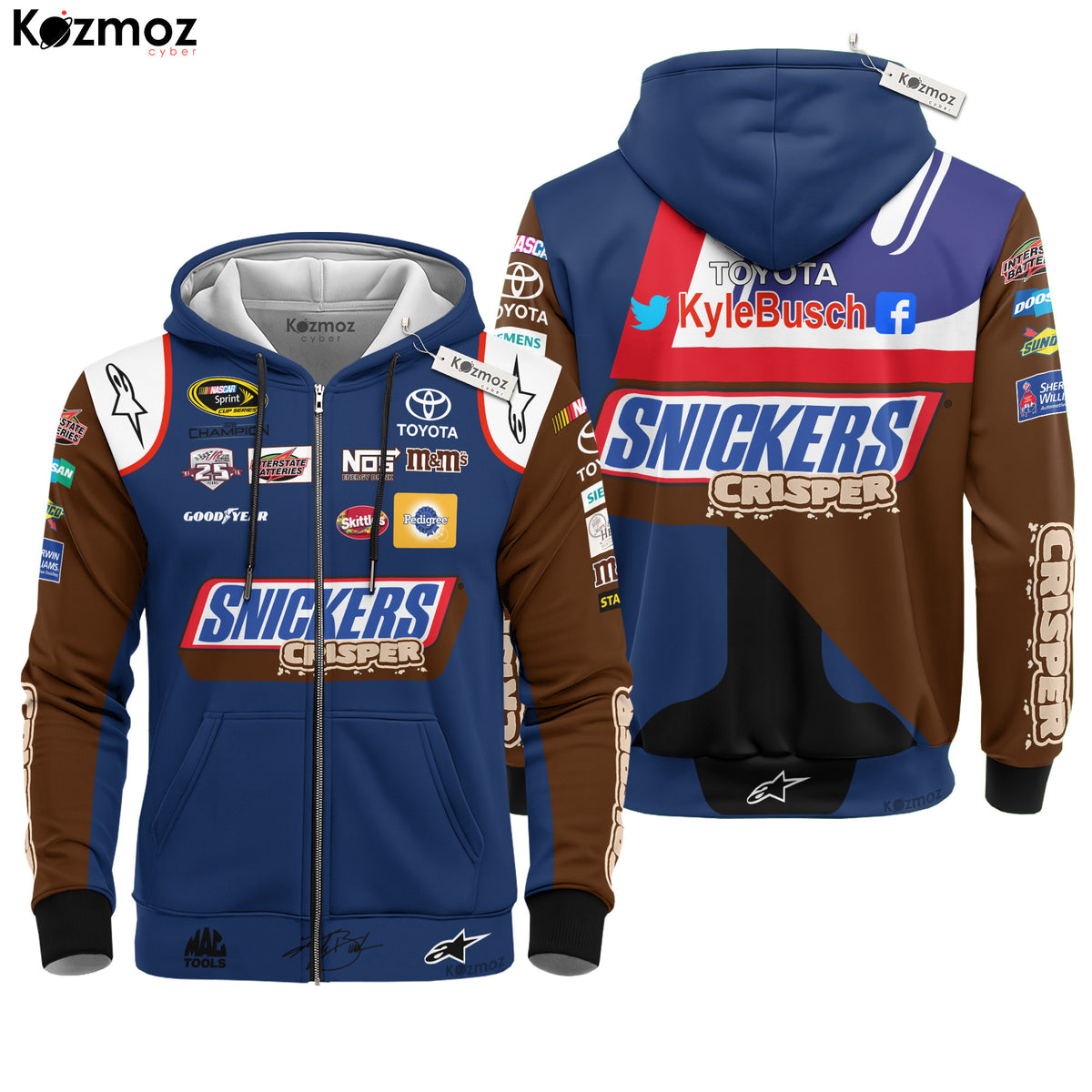 Kyle Busch Racing Costume 2016 Collection - Snickers Crisper NASCAR Racing Team