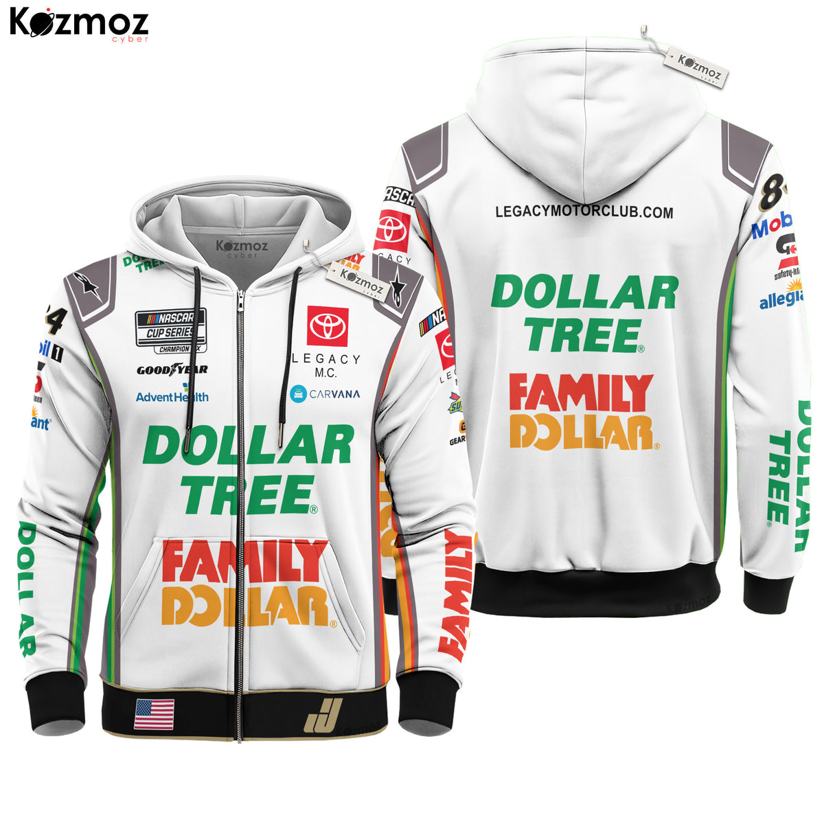 Jimmie Johnson Racing Costume 2024 Dollar tree Collection - Legacy Motor Club NASCAR Racing Team
