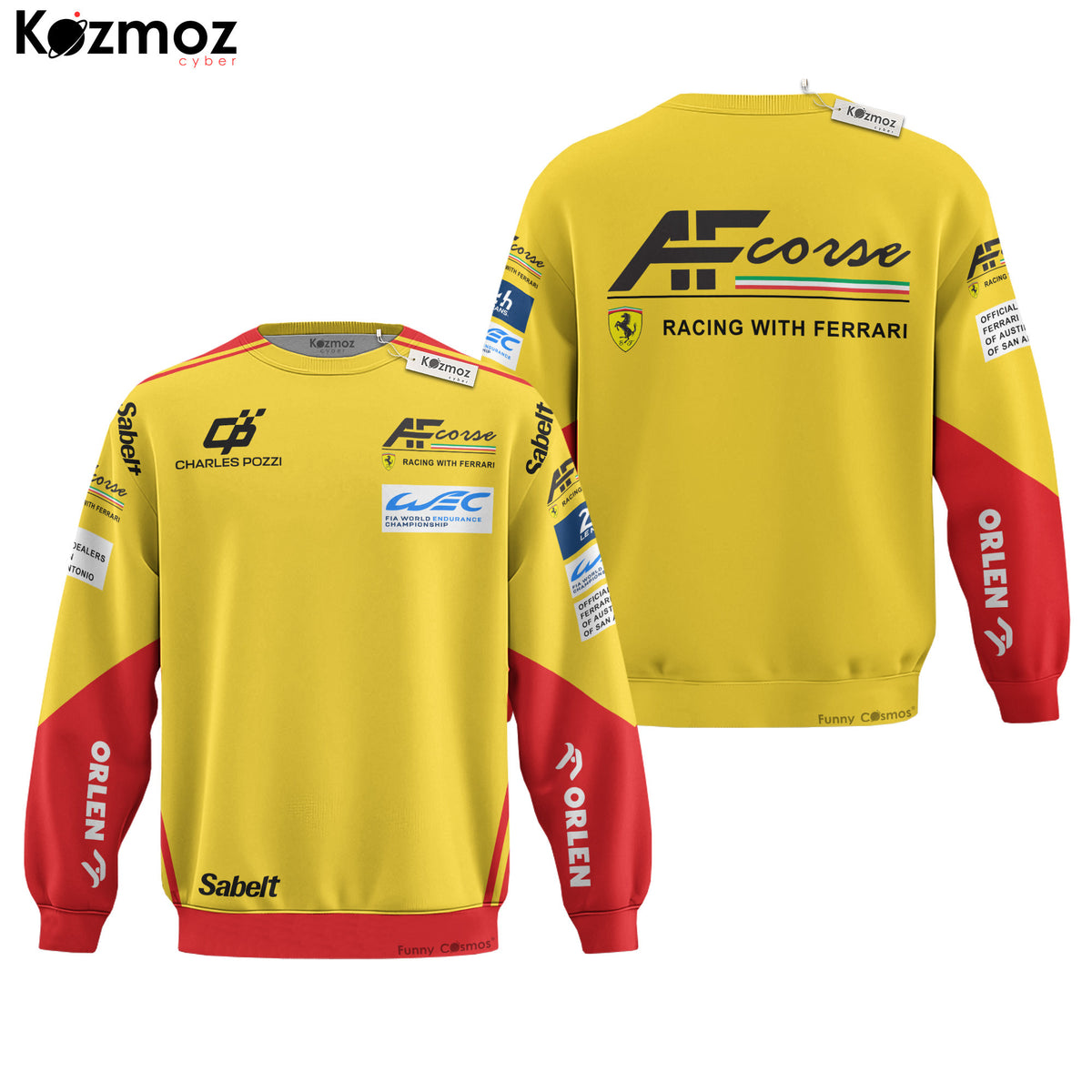 AF Corse Racing Suit Le Mans 24h 2025 Collection - SF WEC Team